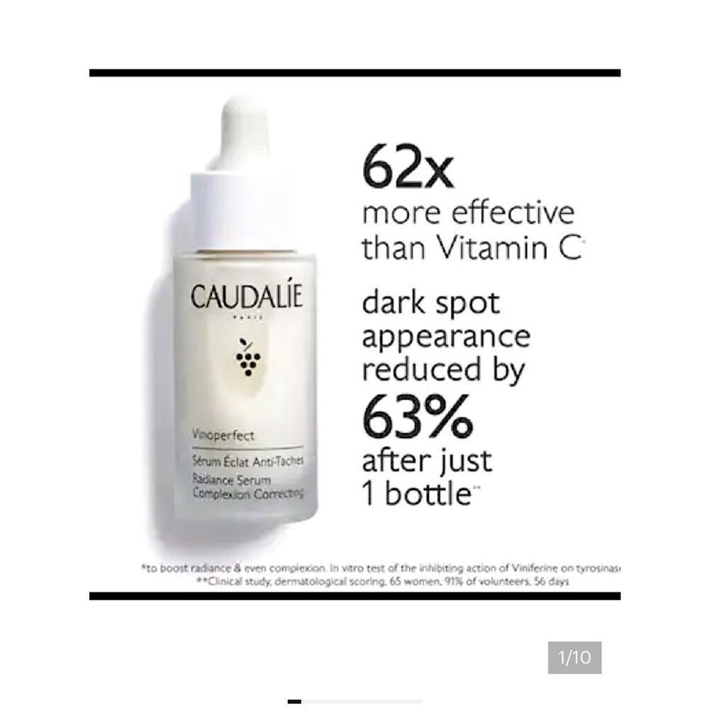 CAUDALÍE vino perfect radiance complexion correcting SERUM - dark spots $79